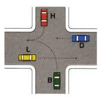 تصویر 11 · Esempi di precedenza (ordine di precedenza agli incroci)