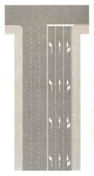 Figure 13 · Segnaletica orizzontale; segni sugli ostacoli