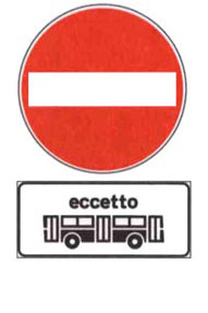 ছবি 68 · Pannelli integrativi dei segnali